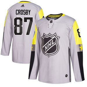 Pittsburgh Penguins Trikot #87 Sidney Crosby Authentic Grau 2018 All-Star Metro Division